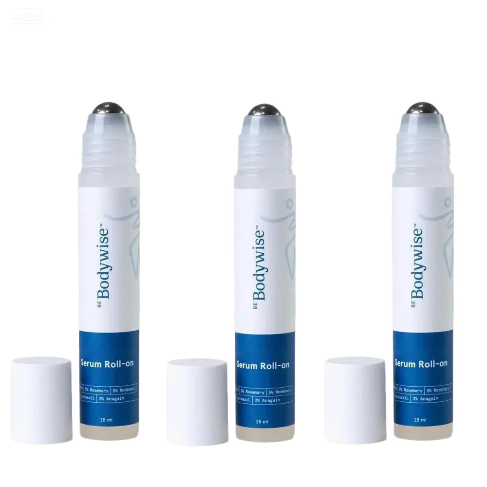 Bodywise Hair Roll-On Serum for Hair Thinning & Hair Re-Growth Plant Extract Essence Enhance Hair Luster Strengthen Hair Root